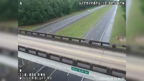 Traffic Cam Harold: I10-MM 036.9WB-Miller Bluff Rd