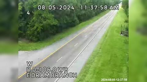 Traffic Cam Bonifay: I10-MM 106.0WB-E Dram Branch