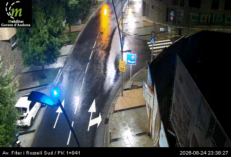 Traffic Cam Engordany: Av. Fiter i Rossell Sud - PK 1+841 - 1.051 metres