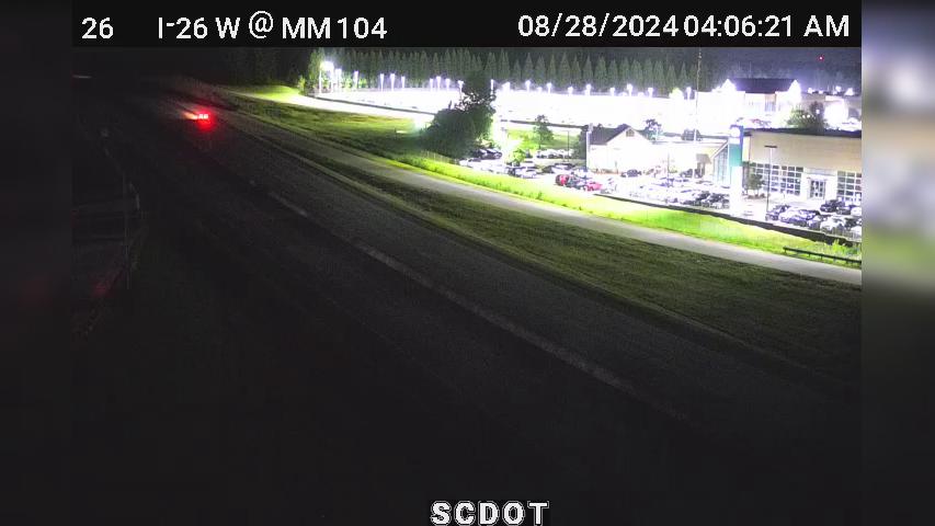 Traffic Cam Shadow Brook: I-26 W @ MM 104 (Piney Grove Rd)