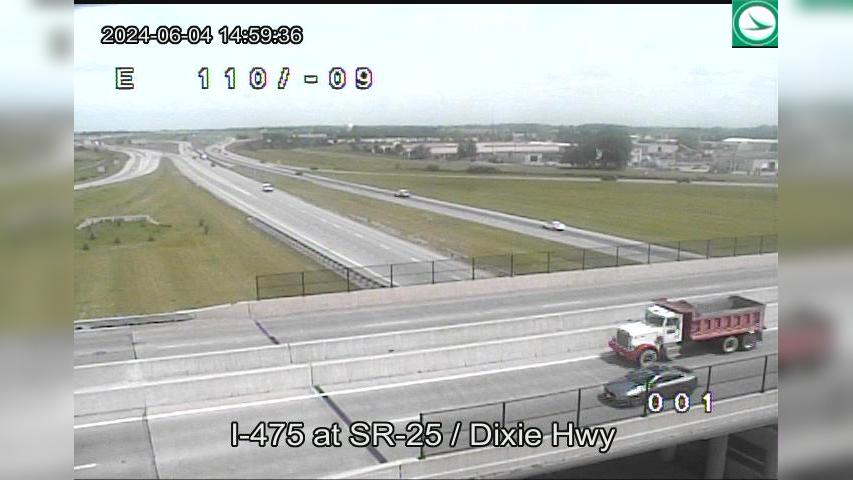 Traffic Cam Maumee: I-475 at SR-25 - Dixie Hwy