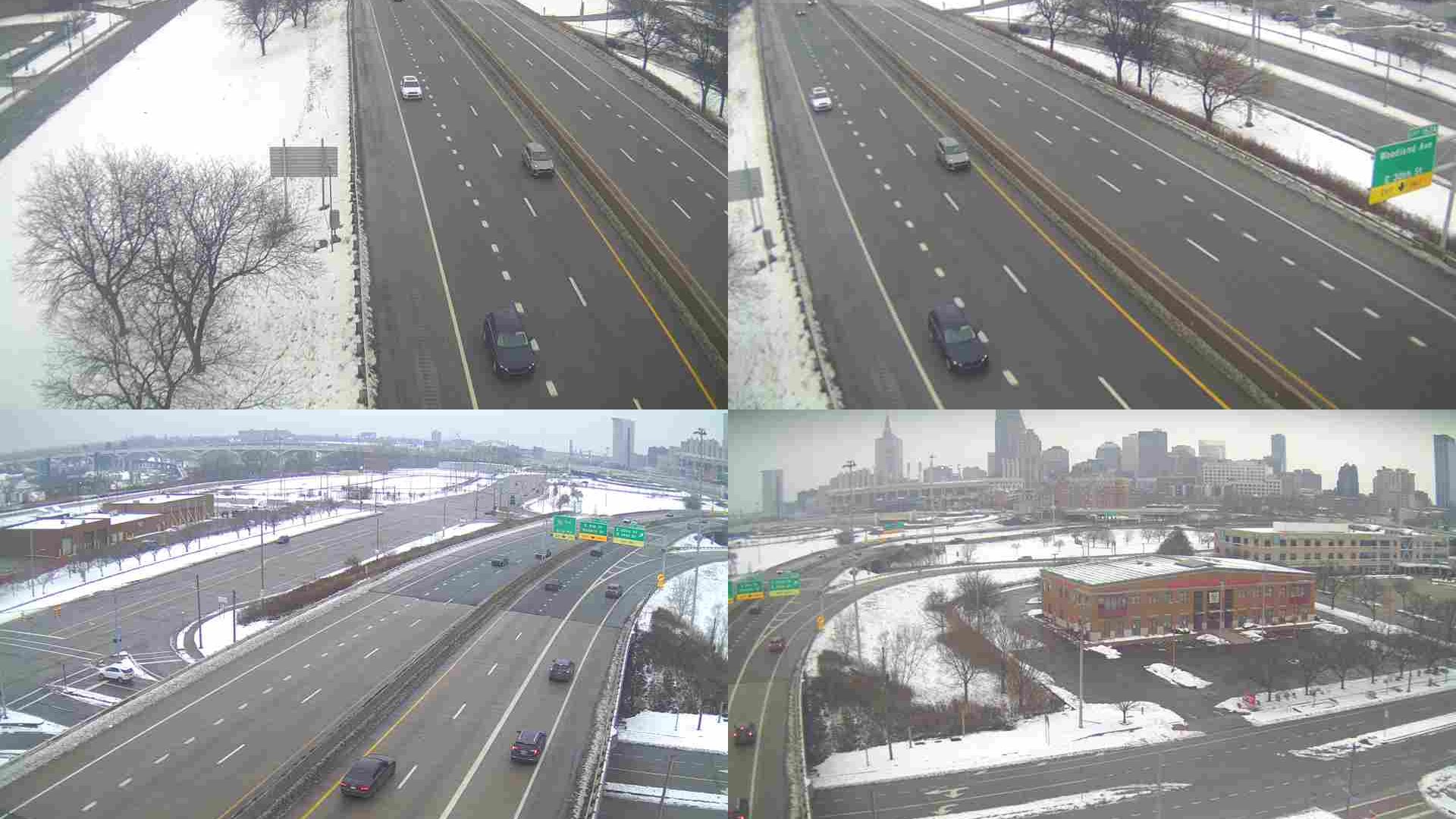 Traffic Cam Playhouse Square: I-77 at S of I-90