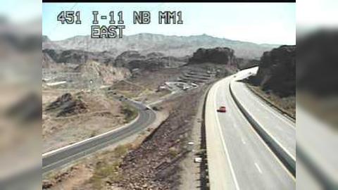 Traffic Cam Boulder City: I-11 NB mm1 DMS