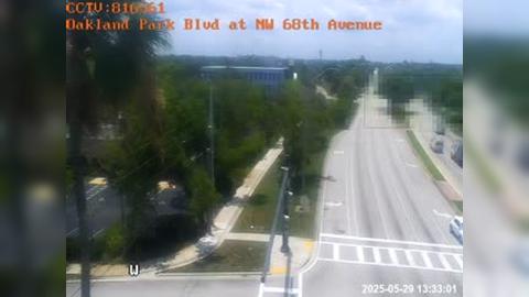 Traffic Cam Sunrise: Oakland Park Blvd at NW 68th Avenue