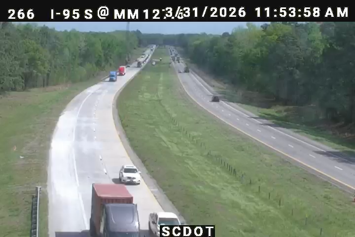 Traffic Cam Durant: I-95 S @ MM 127.7