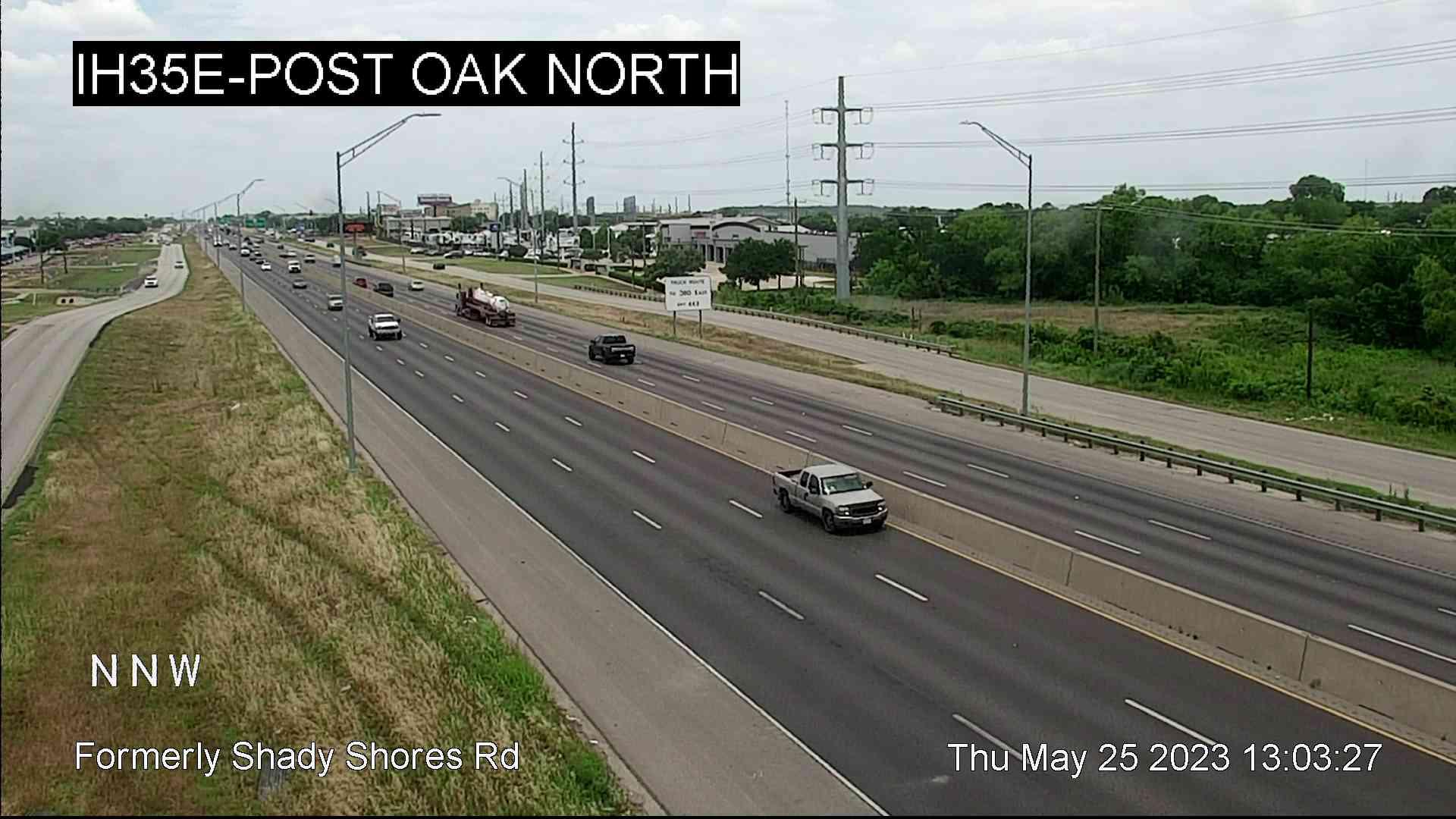 Traffic Cam Denton › North: I-35E @ Shady Shores Rd