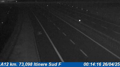 Preview delle webcam di Tarquinia: A12 km. 73,098 Itinere Sud F