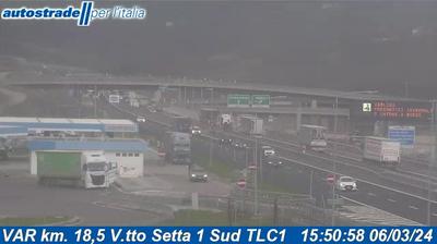 Preview delle webcam di Setta di Sopra: VAR km. 18,5 V.tto Setta 1 Sud TLC1
