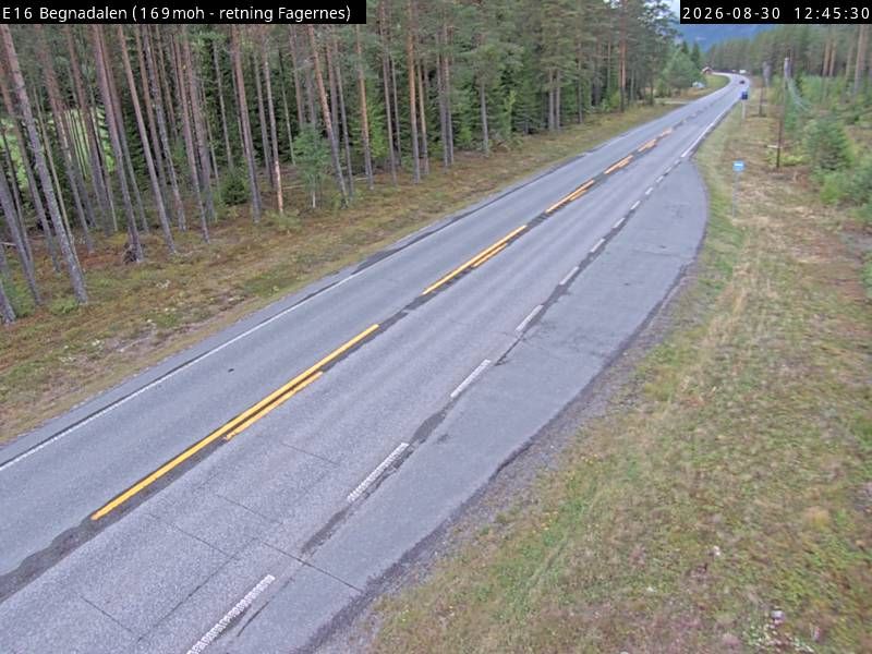 Traffic Cam Begnadalen: E16 - Fagernes