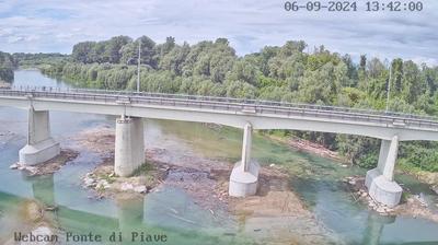 immagine della webcam nei dintorni di Breda di Piave: webcam Ponte di Piave