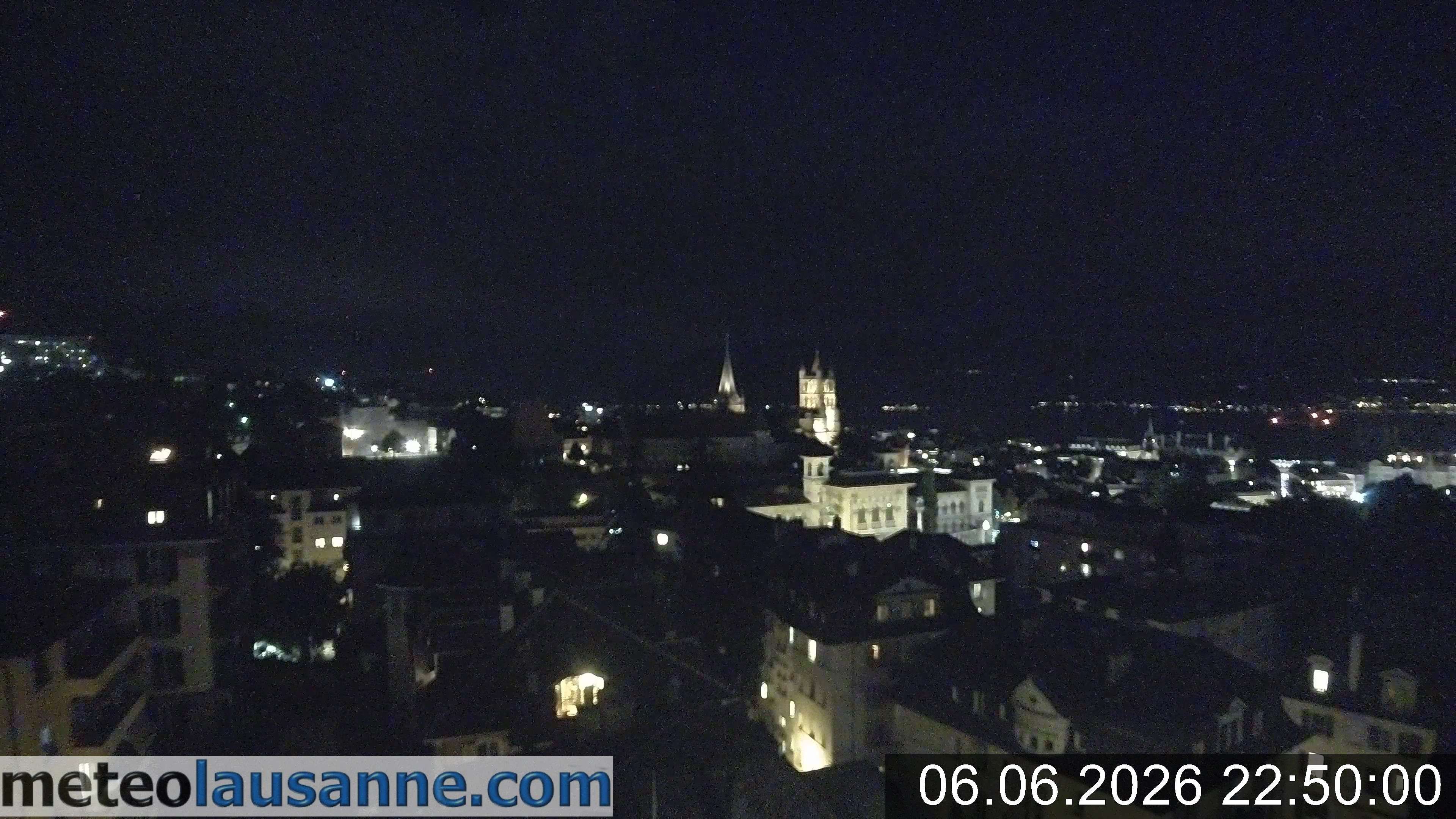 Lausanne › Südosten: Lausanne Cathedral - Lake Geneva - Les Jumelles