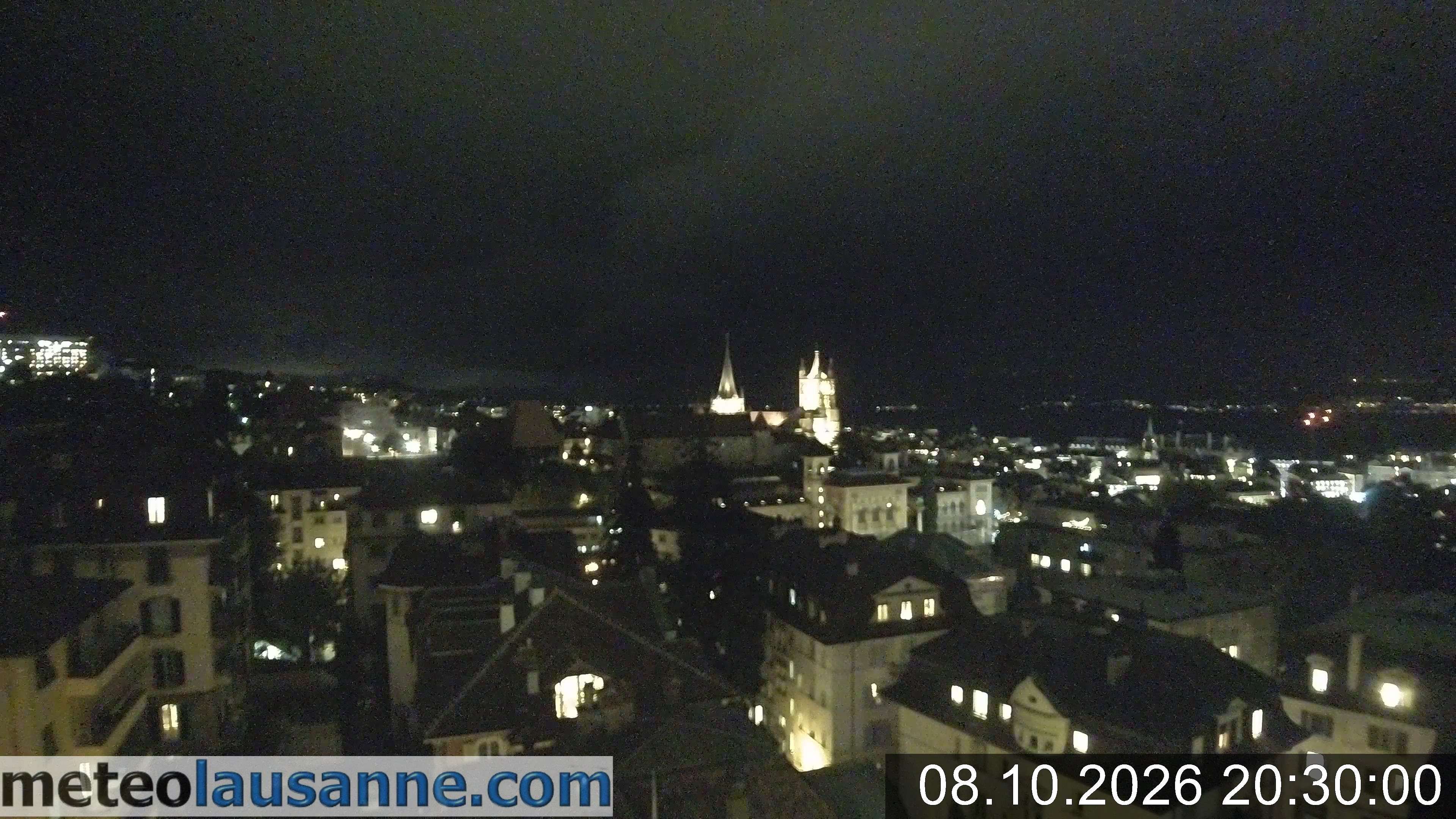 Lausanne › Südosten: Lausanne Cathedral - Lake Geneva - Les Jumelles