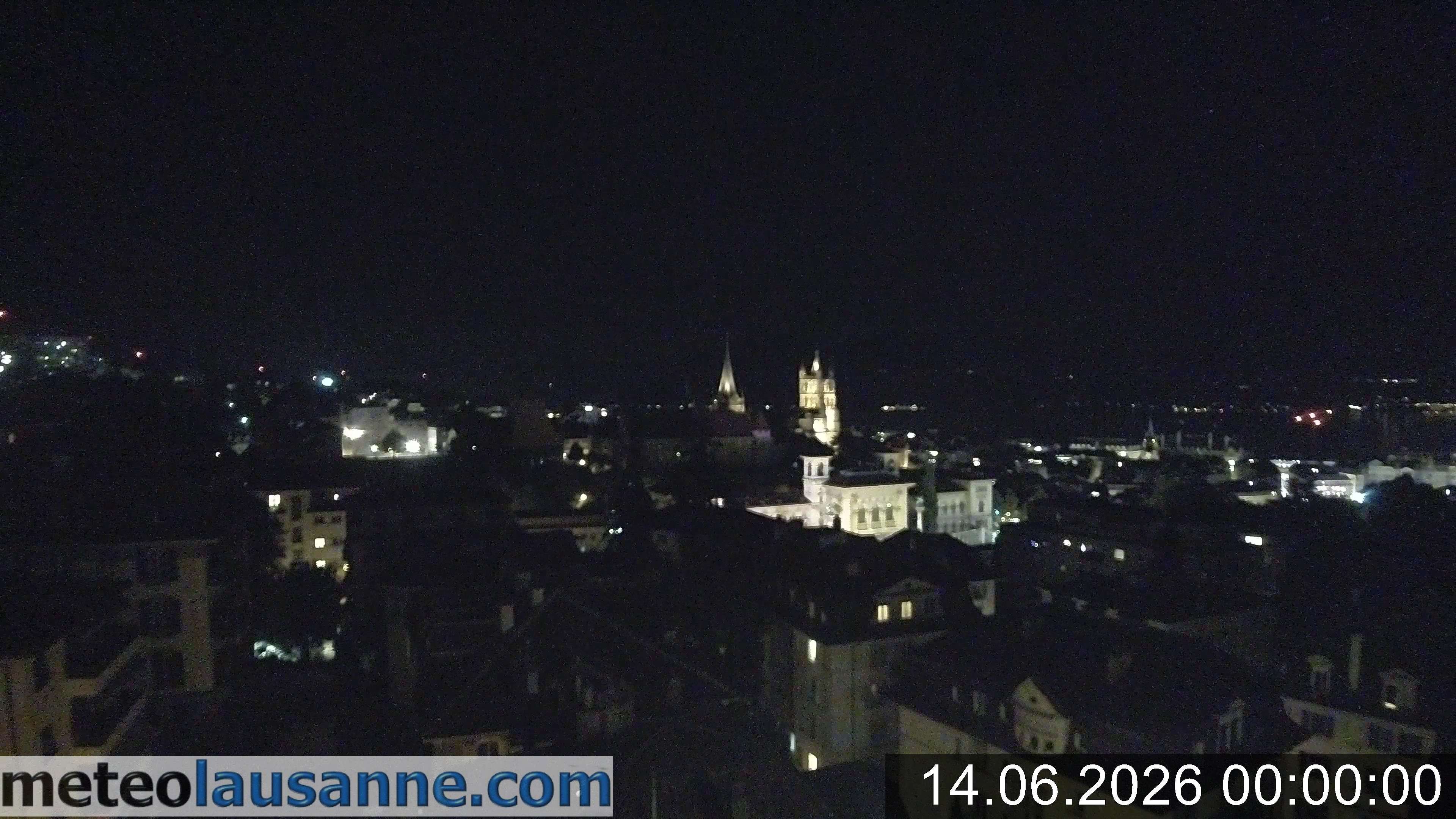 Lausanne › Südosten: Lausanne Cathedral - Lake Geneva - Les Jumelles