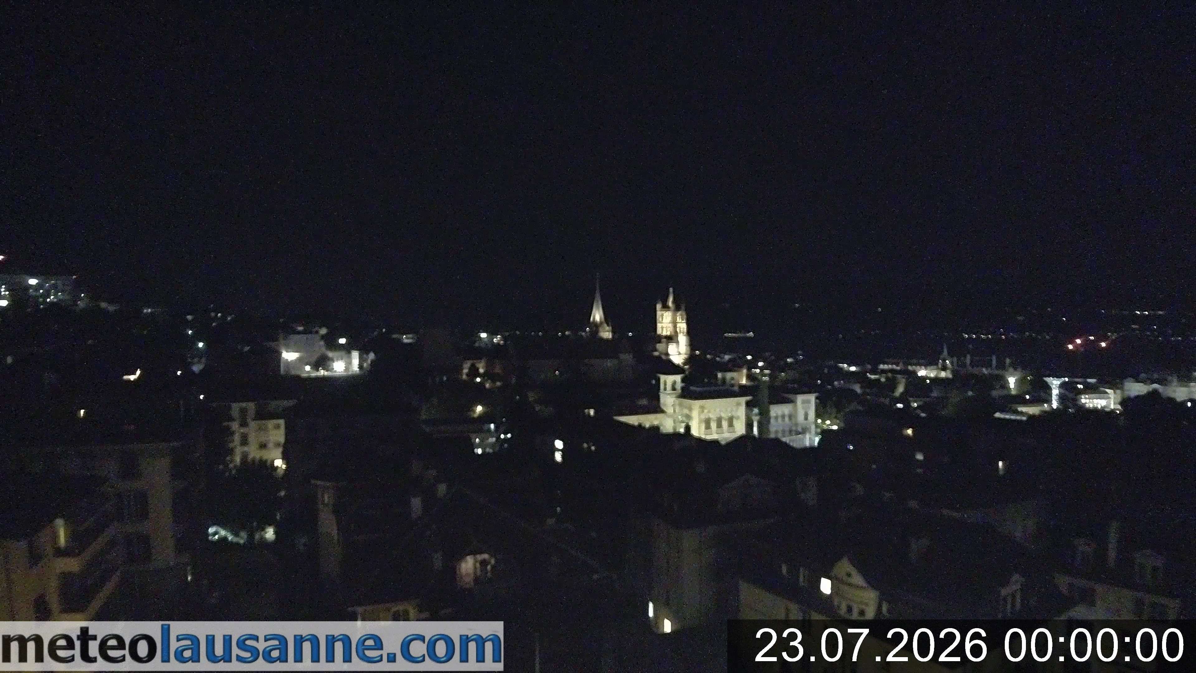 Lausanne › Südosten: Lausanne Cathedral - Lake Geneva - Les Jumelles