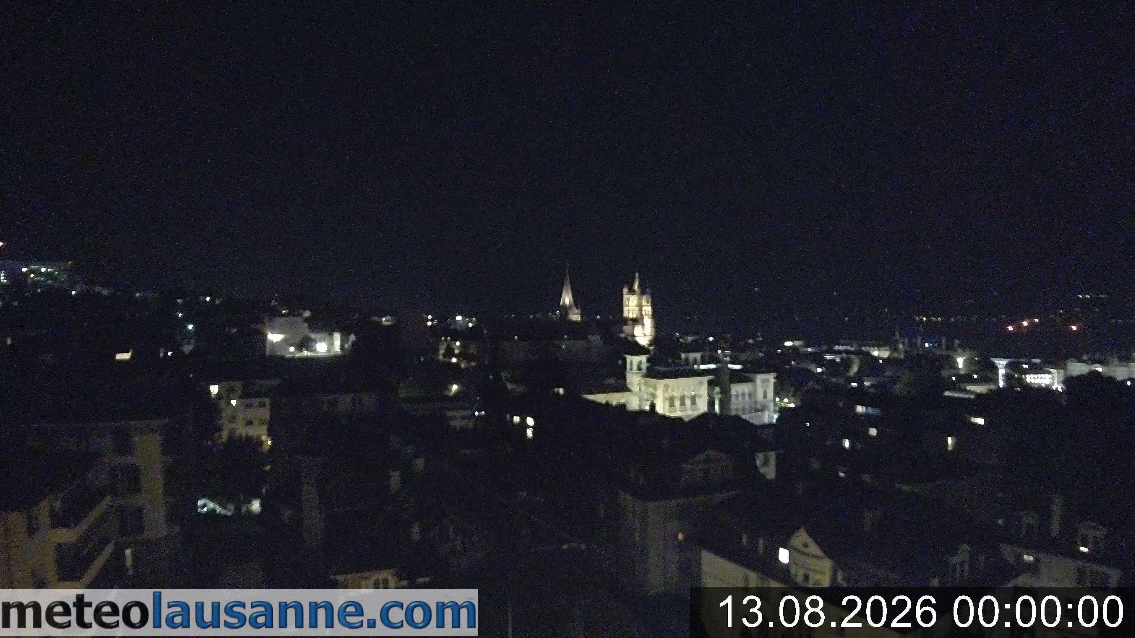 Lausanne › Südosten: Lausanne Cathedral - Lake Geneva - Les Jumelles