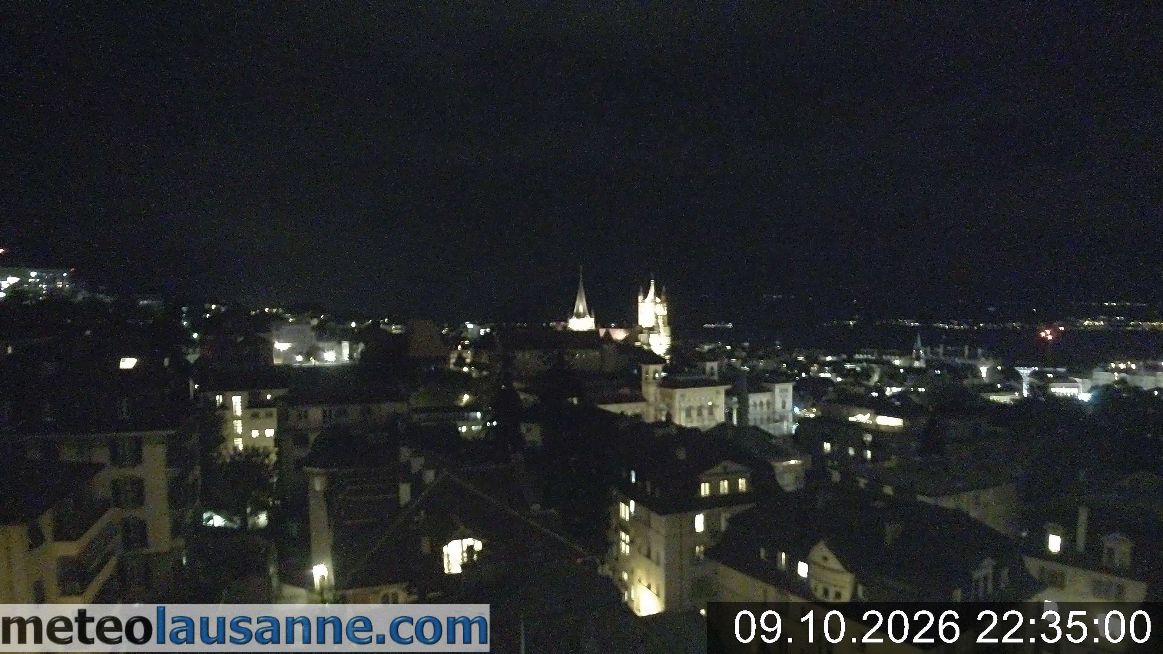 Lausanne › Südosten: Lausanne Cathedral - Lake Geneva - Les Jumelles