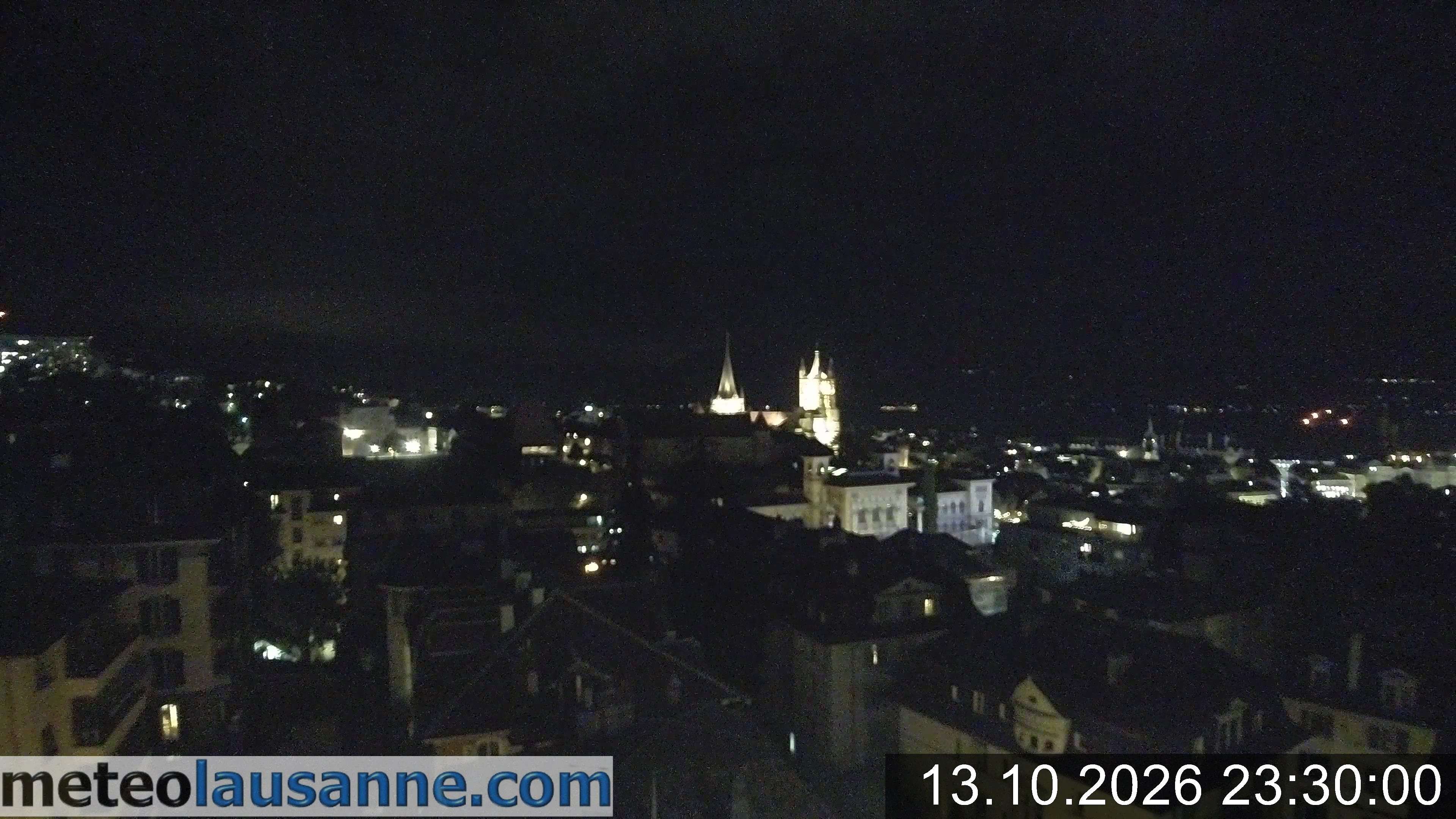 Lausanne › Südosten: Lausanne Cathedral - Lake Geneva - Les Jumelles