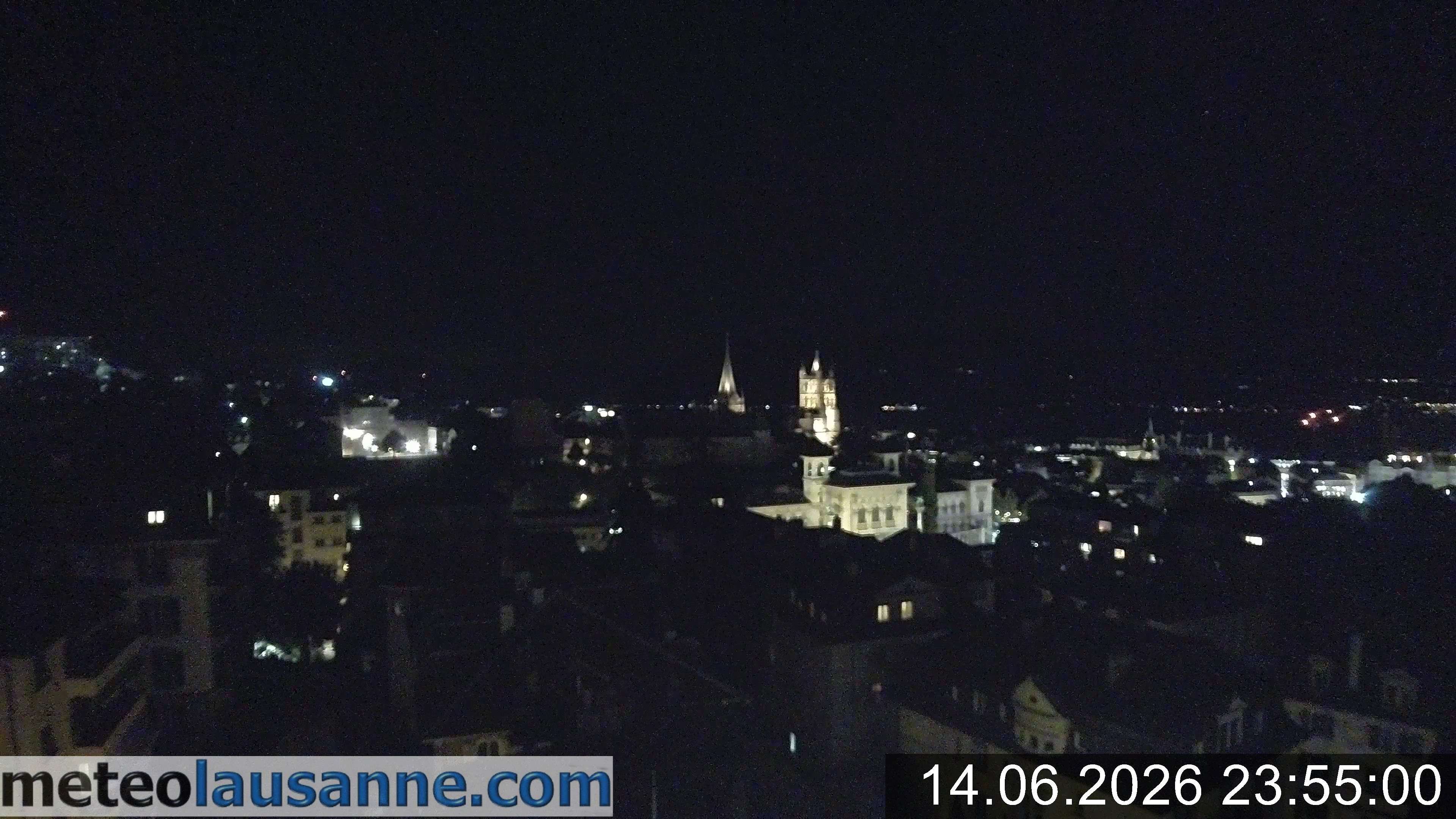 Lausanne › Südosten: Lausanne Cathedral - Lake Geneva - Les Jumelles