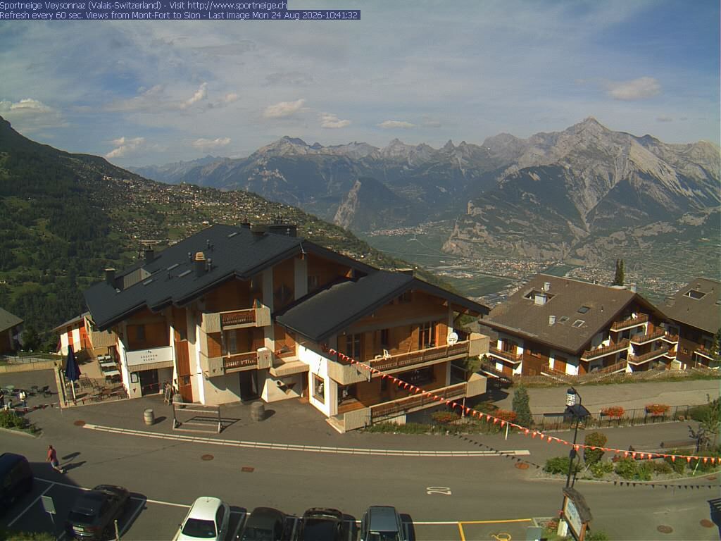 Veysonnaz › Südwesten: Restaurant Le Greppon Blanc - Route de Pra