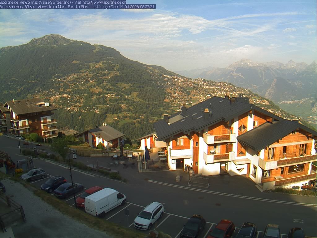 Veysonnaz › Südwesten: Restaurant Le Greppon Blanc - Route de Pra