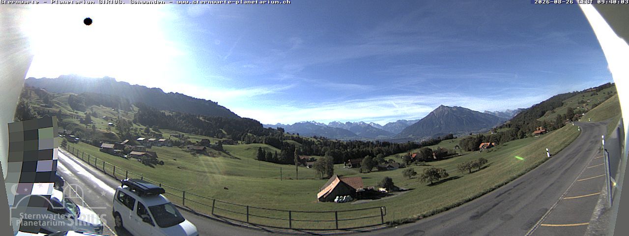 Traffic Cam Sigriswil: Sternwarte - Planetarium SIRIUS, Schwanden