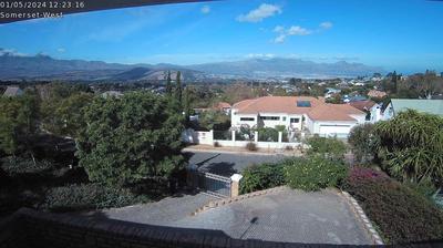 Vista de cámara web de luz diurna desde Somerset West: Western Cape