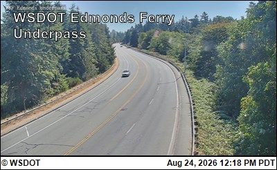 Traffic Cam Woodway › West: WSF Edmonds Underpass