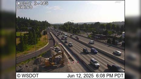 Traffic Cam Avon Park › North: I-405 at MP 4.1: SR 169 Interchange