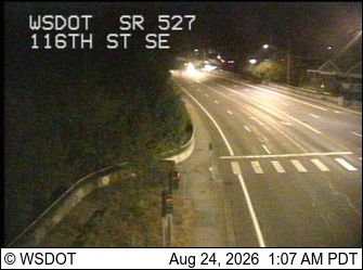 Traffic Cam Everett: SR 527 at MP 9.9: 116th St SE