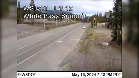 Traffic Cam Lewis County › East: US 12 at MP 150.9: White Pass Summit