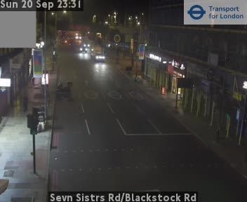Traffic Cam North Cheam: Sevn Sistrs Rd/Blackstock Rd