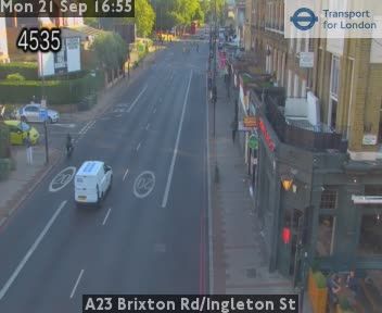 Traffic Cam London: A23 Brixton Rd/Ingleton St