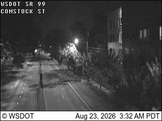 Traffic Cam Seattle: SR 99 at MP 33.2: Comstock St