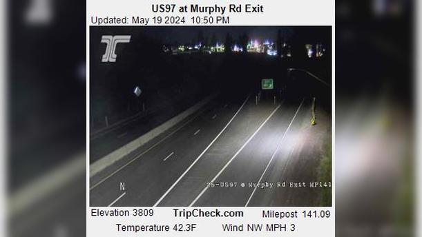 Traffic Cam Bend: US 97 at Murphy Rd Exit