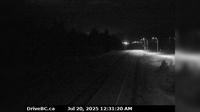 Monte Creek › North: , Hwy at the - brake check, looking north