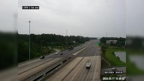 Traffic Cam Jacksonville: I-295 W at SR-13 - San Jose Blvd