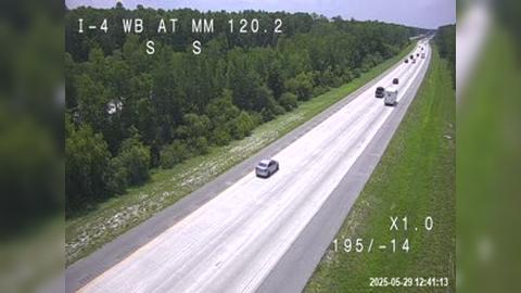 Traffic Cam Daytona Park Estates: I-4 @ MM 120.2 WB