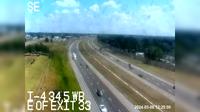Lakeland: I-4 WB before SR-33 - Exit - Day time