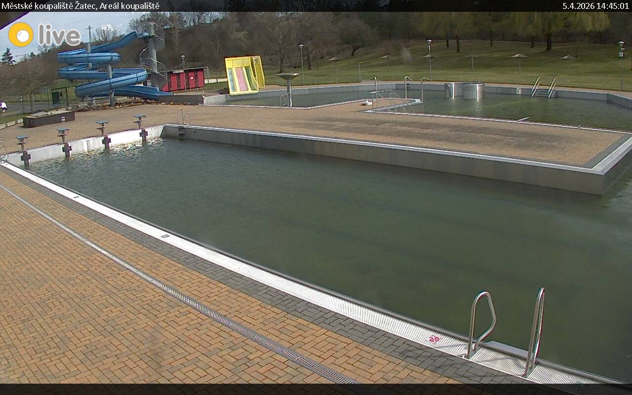 Zatec: Městské koupaliště Žatec - Areál koupaliště