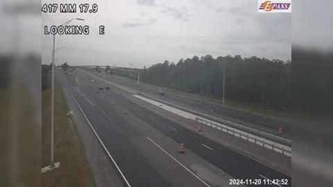 Traffic Cam Orlando: SR-417 N of Boggy Creek Rd