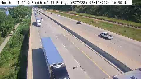 Traffic Cam Sioux City: SC - I-29 @ South of RR Bridge (28)