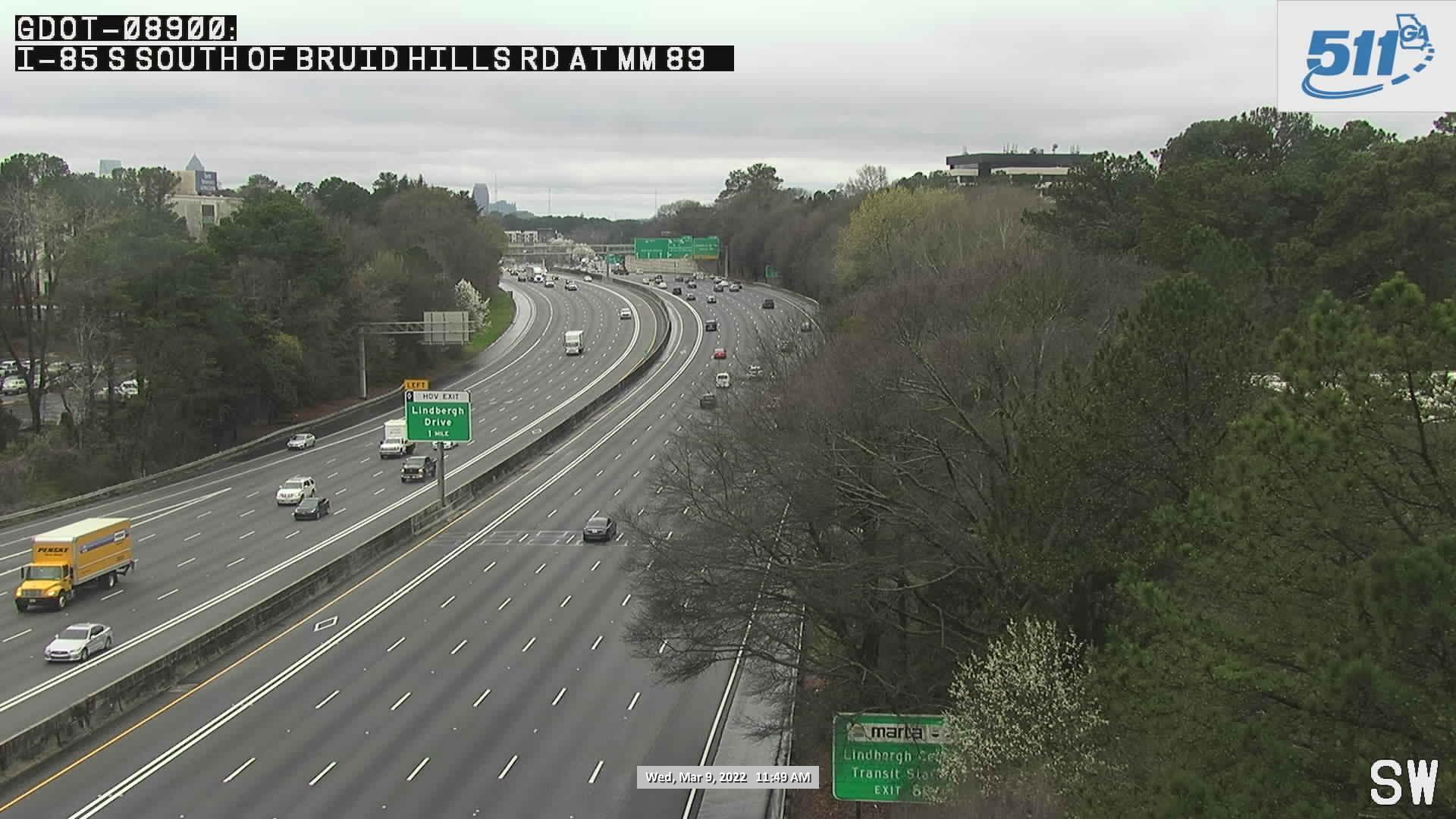 Traffic Cam Brookhaven: GDOT-CAM-