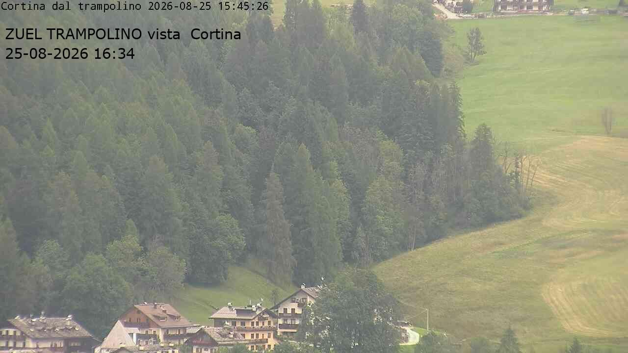Traffic Cam Cortina d'Ampezzo › North: Bell Tower