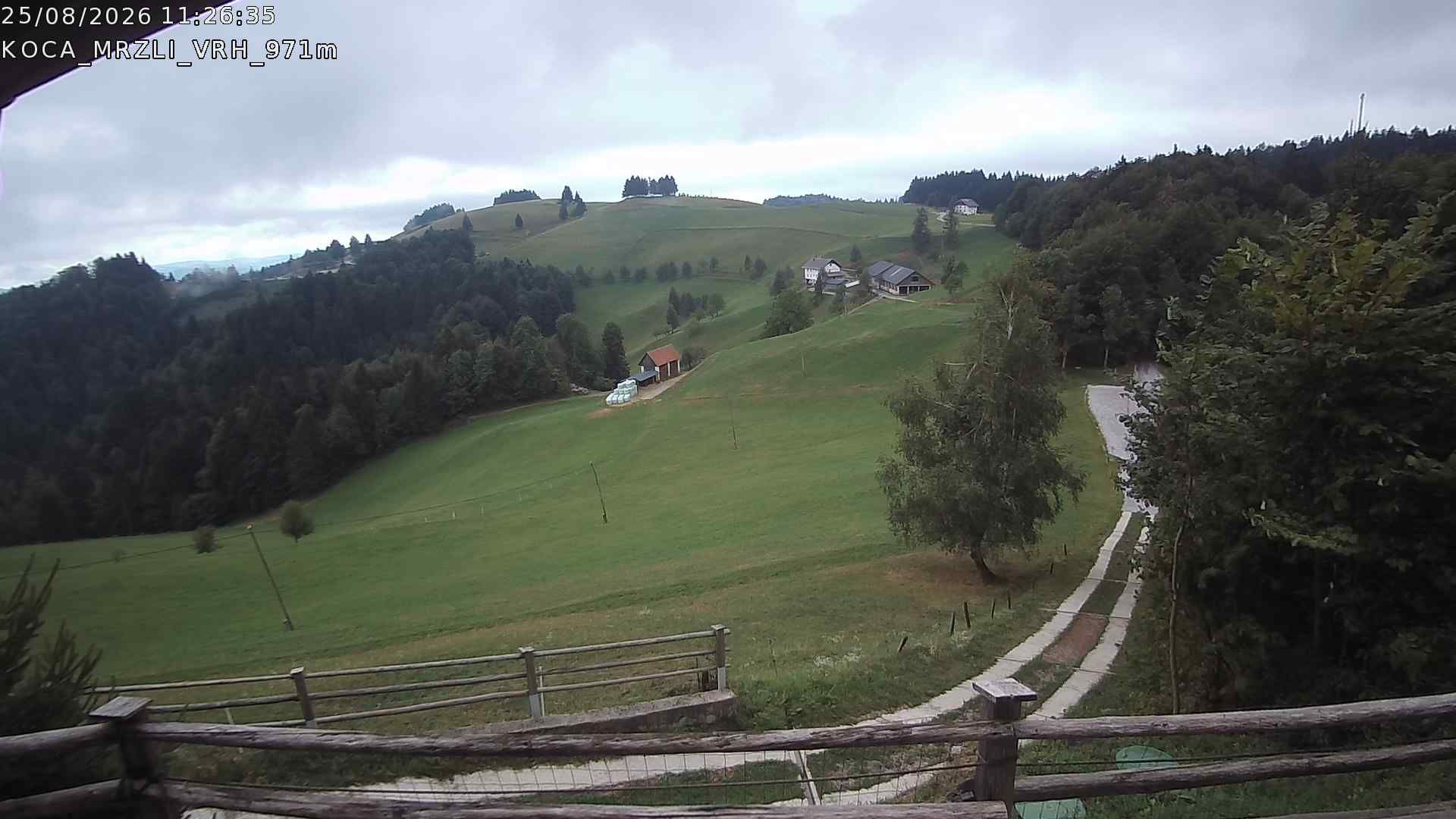 Traffic Cam Gorenja vas-Poljane › South: Mrzli Vrh