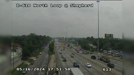 Traffic Cam Houston › West: IH-610 North Loop @ Shepherd