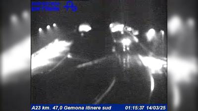 Preview delle webcam di Osoppo: A23 km. 47,0 Gemona itinere sud