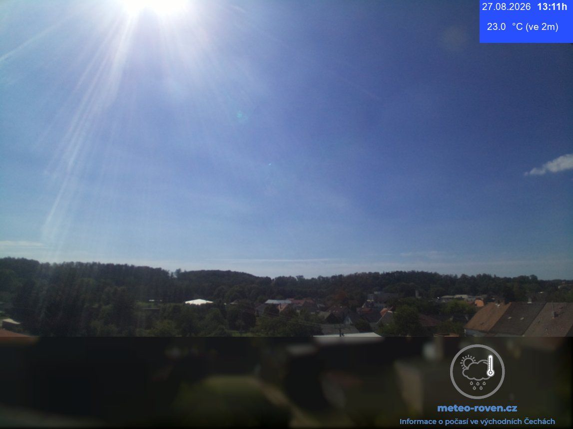 Traffic Cam Kostelec nad Orlici › South
