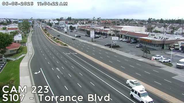 Traffic Cam Torrance › South: Camera 223 :: S107 - Blvd: PM 2.25