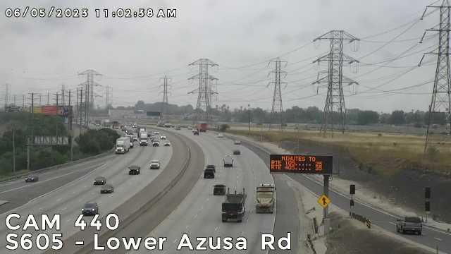 Traffic Cam Irwindale › South: Camera 440 :: S605 - LOWER AZUSA RD: PM 22.1