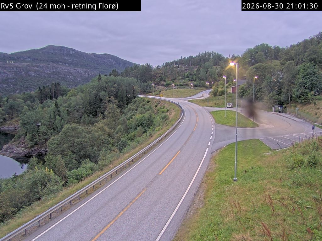 Traffic Cam Eikefjord: R5 Grov (Florø)